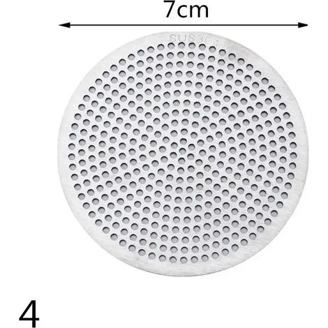 (4-7cm)1Pc Round 304 Stainless Steel Sink Strainer Drains Cover Hair Filter Kitchen Bathroom Balcony Toilet Sewer Isolation Net (1/4)