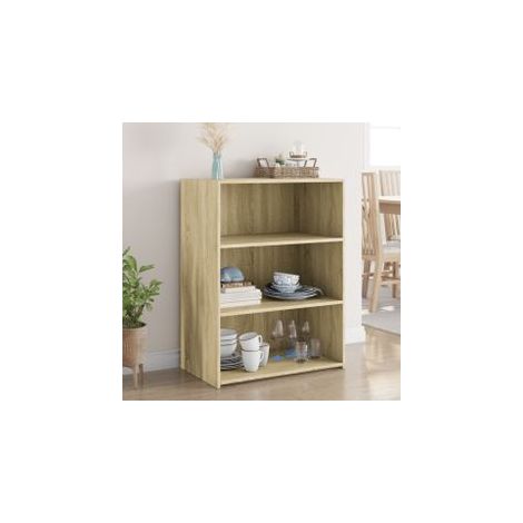 Buffet chêne sonoma 70x41x93 bois d'ingénierie (1/5)