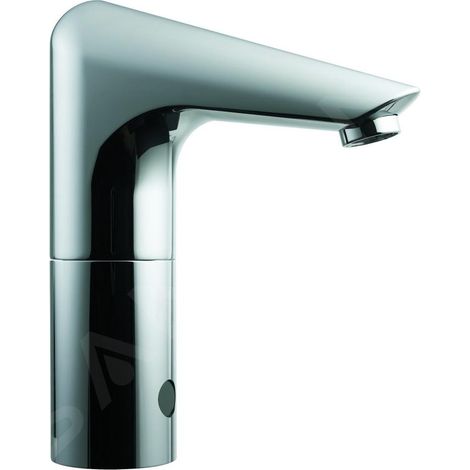 Ideal Standard Robinet de lavabo à capteur Ceraplus, avec mitigeur, sur secteur, Saillie 116mm, Chrome, A4154AA (1/2)