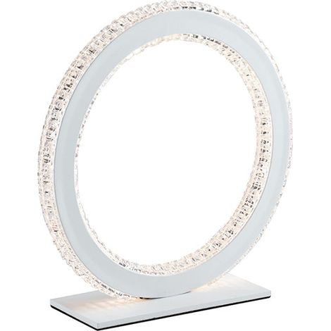 "Lampada da tavolo LED BRYANT con diffusore diamantato 18W 4000K luce naturale" (1/2)