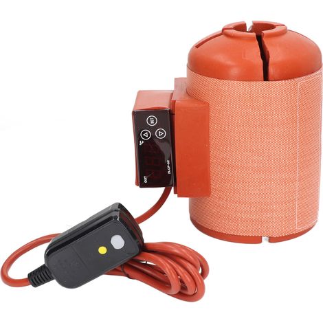 Isolierter Eimerheizer mit Silikonisolierung, digitaler Temperaturanzeige, 3-lagig, Gastankheizung, 300 W, EU-Stecker, 220 V (1/5)