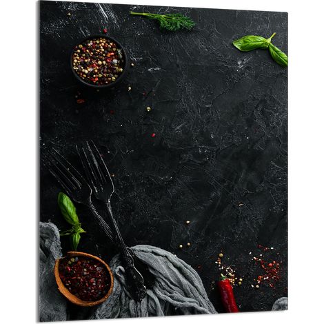 TAGLIERE IN VETRO 40x52 Ardesia (1/5)
