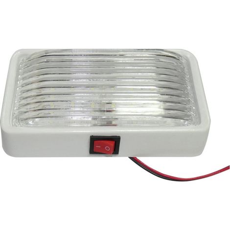 1 Stück LED-Innenleuchte / Deckenlampe, rechteckig, 12 V, für Auto, LKW, Bus, Wohnmobil