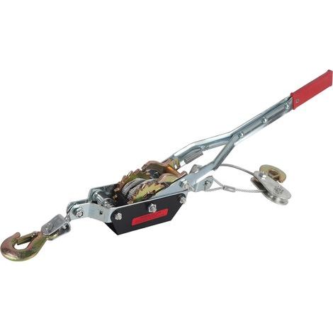 Jeffergarden Manual Wire Rope Tensioner, Clamping Tool, Mini Tensioner, Double Hook Lifting Tool (4 Tonnes) (1/5)