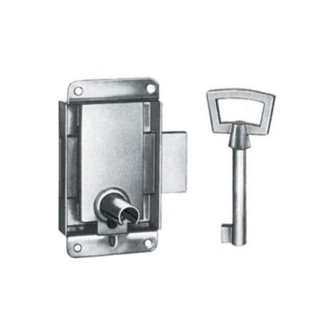 Serrure à pattes 881 - ASSA ABLOY VACHETTE Argent 30 15 Nickelé 70 30
