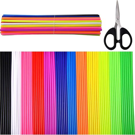 Housses pour rayons universelles pour rayons 72 pièces Housses de motos tout-terrain 12 couleurs Houss décoratives pour roues de vélo (1/5)