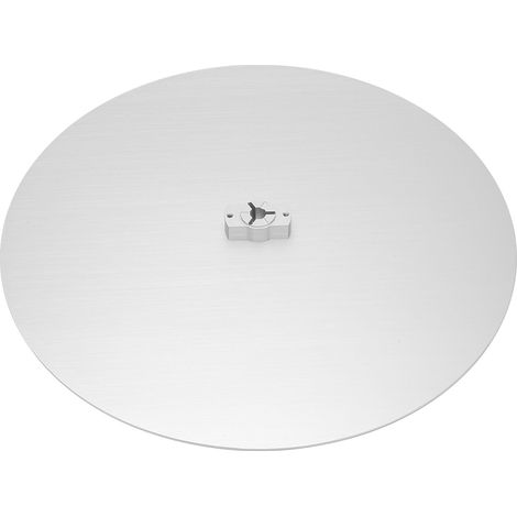 Aufnahmeschale aus silberfarbener Aluminiumlegierung für 1/4-Zoll-10-Zoll-Bänder, professioneller Sockel für Spulentonbandgeräte.