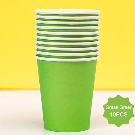 Gobelets En Papier - 9 Oz - Pour Fêtes Et Activités Créatives - 15 Couleurs Disponibles - Lot De 10 (1/4)