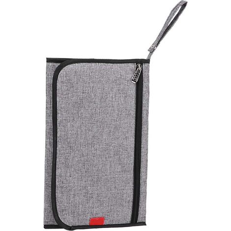 Matelas à langer bébé portable multifonction, gris pour nouveau-né (1/5)