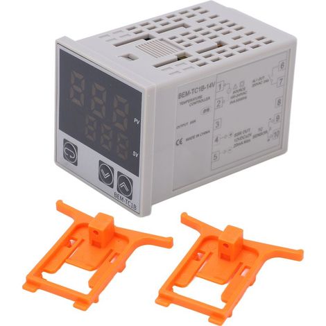 Thermostat PID numérique avec alarme pour moteurs et appareils 100-240VAC (BEMTC1B14V)