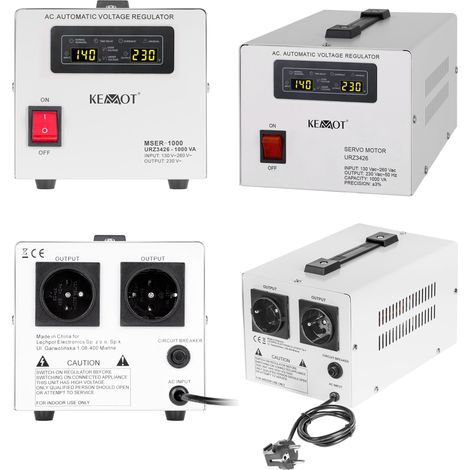Spannungsregler-Servomotor 230V 1000VA Kemot (1/5)