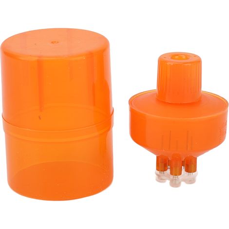 Peigne Applicateur Massant pour Cuir Chevelu en Alliage Portable - Soin Capillaire et Médicament pour Femmes, Couleur Orange (1/5)