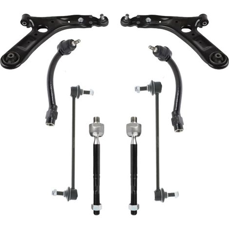 KIT BRACCIO OSCILLANTE 8 PEZZI COMPATIBILE CON KIA SOUL II (PS) 1.6 CRDi 136 04.2015 - / Kit Sospensione Completo OE/OEM / Bracci Oscillanti + Testine Sterzo / Sostituzione Diretta OEM
