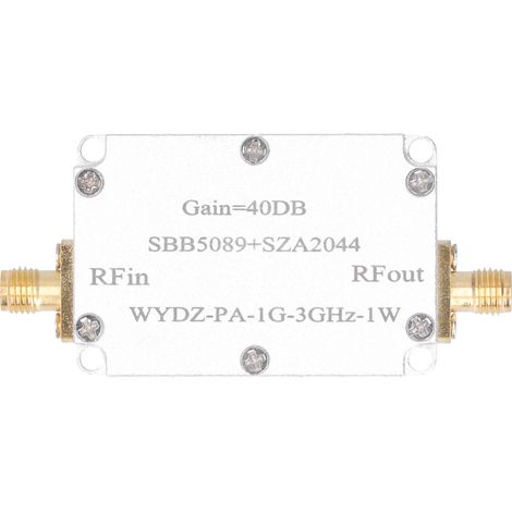 Amplificateur de Signal RF Antirouille en Alliage d'Aluminium avec Connecteur SMA Femelle pour Récepteurs