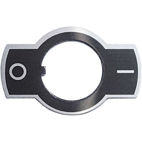APEM U99 Plaque signalétique Motif d'impression EIN/AUS noir 1 pc(s) (1/3)