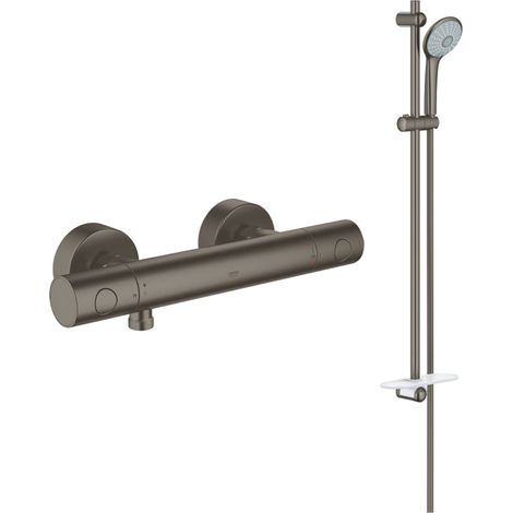 Grohe Set Mitigeur + Ensemble de douche Graphite (SetGraphite1) (1/5)