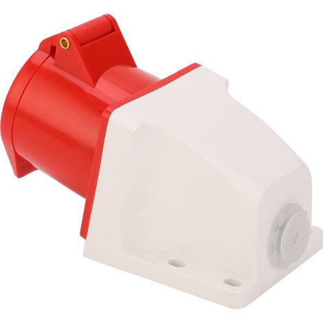 Prise industrielle étanche à l'eau et à la poussière pour générateur triphasé 124 V 32 A IP44, 380 V/415 V CA