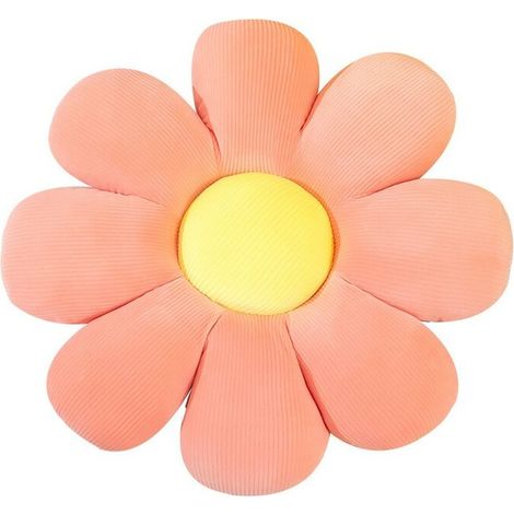 Coussin de sol- Coussin épaissi- Forme de la fleur, 55x55cm- rose