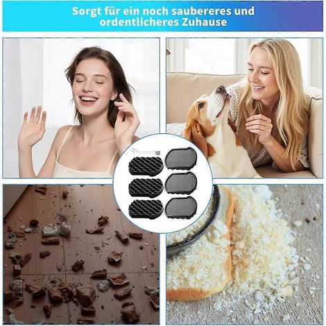 Kit de filtres pour aspirateur sans sac Bosch Série 6 (lot de 6), cartouches filtrantes pour bac à poussière des aspirateurs Bosch BGC41X36 (1/5)