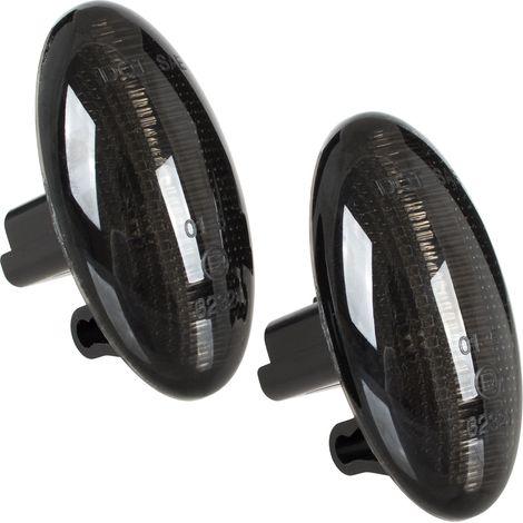 Peugeot 1007, 107, 108, 206, 206+, 301, 307, 4007, 407, 607 Expert, Partner, Traveller LED-Seitenblinker, getönt, dynamisch, 2er-Set (1/5)