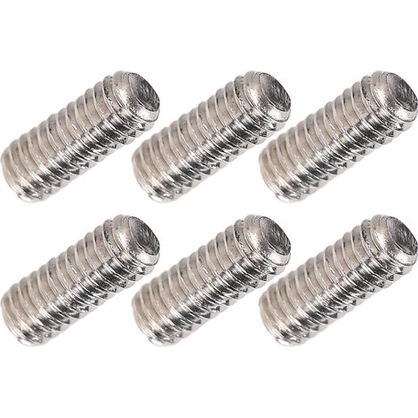 Packung mit 50 kopflosen Edelstahlschrauben A2-70, verschiedene Befestigungsbolzen M2,5x6, DIY-Schraubenset (1/5)