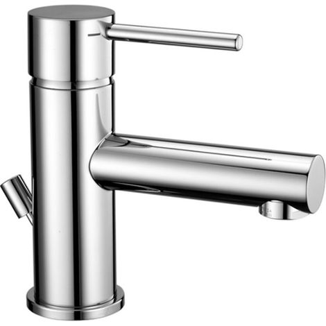 Robinet de salle de bain mitigeur pour lavabo 19 cm chromé avec aérateur anti-calcaire ecosafe