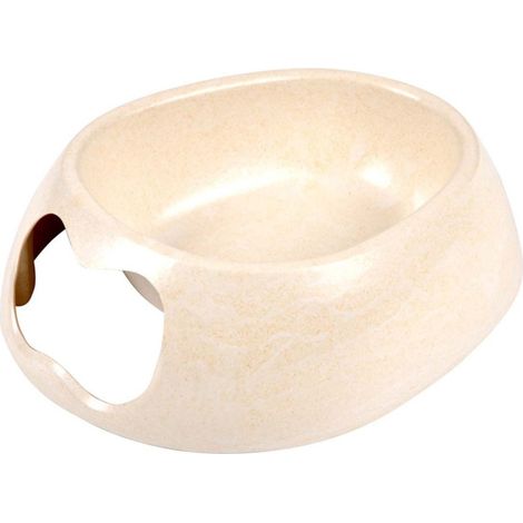 Gamelle pour Chien & Chat "Bambou" 16cm Naturel (1/3)