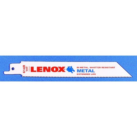 Lame de scie sabre 614R - 152x19x0.9 mm - LENOX