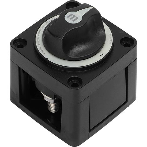 Interrupteur de Déconnexion de Batterie 300 A, Interrupteur de Sélection de Batterie Marine Robuste à 3 Positions, de Contact à Faire Avant la Rupture, Idéal pour Camping-car, Bateau, (1/5)