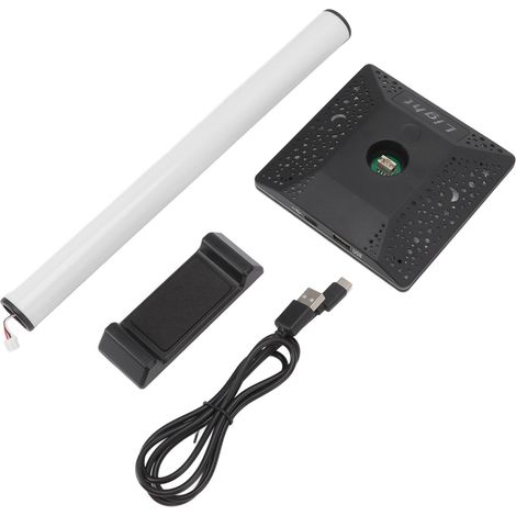 Ortviai Support RGB pour Casque de Jeu avec Port USB-C et USB, Éclairage Ambiant LED, Base Antidérapante, 11 Modes