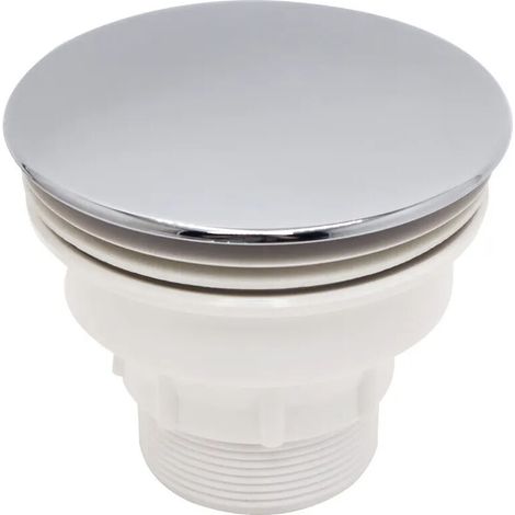726240001 Abdeckung ABS verchromt Flexible Dusche Drain de Sol in weißem Kunststoff pour Salle de Bain MUMU