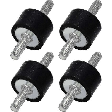 4 supports anti-vibrations en caoutchouc M8 30 x 20 mm, supports d'amortissement des vibrations Yl (1/5)