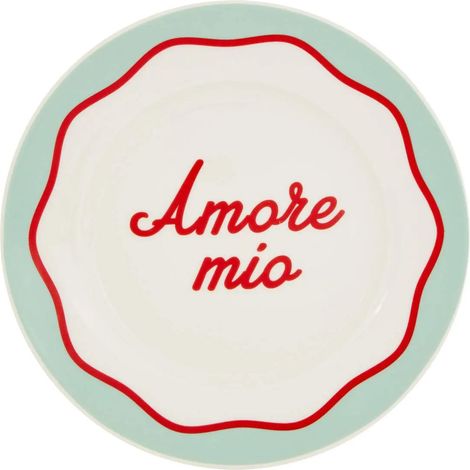 Lot de 6 Assiettes à Dessert "Della Pasta" 20cm Multicolore (1/3)