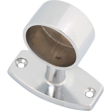 FINALE TUBO CORRIMANO OTTONE CROM D 18 MM Q.TA 5