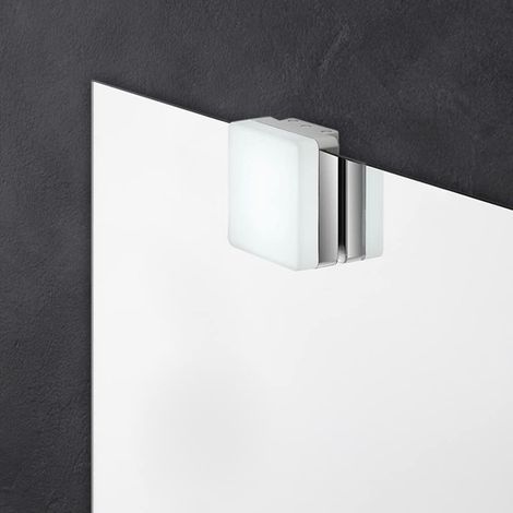TrAdE Shop Traesio - Lampada A Led Per Specchio Da Bagno 4,5 W Applique Argento Luce Naturale 4000k 75p-an - (1/5)