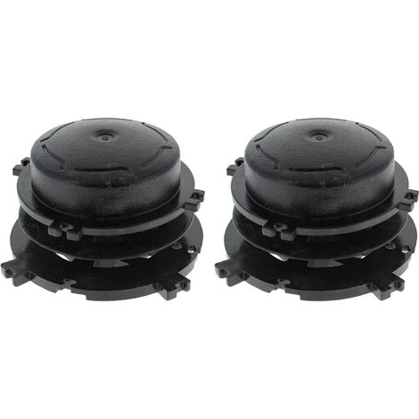 StarRing Lot de 2/4/8 bobines de tête de rechange pour débroussailleuse FS-AutoCut 36-2 46-2 56-2 pour débroussailleuses-40037133001 - Noir (1/5)