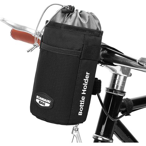 Isolierter Fahrradflaschenhalter, Lenkertasche für Getränke, isolierte Tasche für den Fahrradlenker, A-förmiger Seitenkorb.