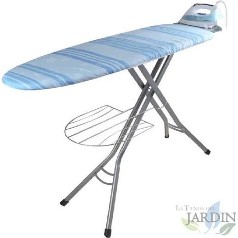 Orbegozo Bügeltisch.  Höhenverstellbar bis 92 cm.  Misst 122 x 38 cm.  Bezug aus 100 % Baumwolle.