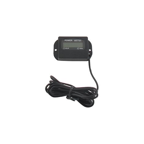 Stundenzähler (Leistungsmesser) Digital mit Drehzahlmesserfunktion – Maße: L: 54 mm – B: 32 mm – H: 15,5 mm