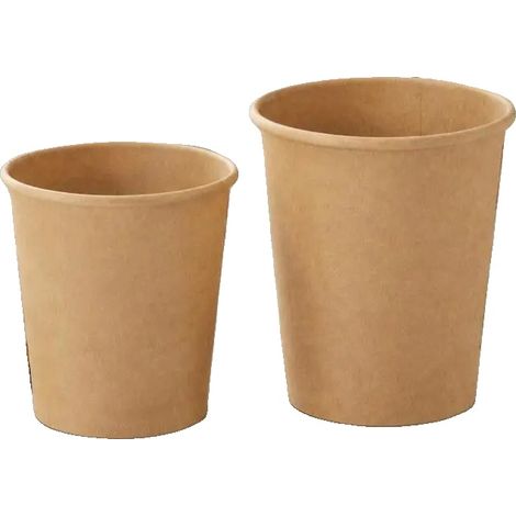 Vasos de papel desechables, diseño a prueba de fugas, ideales para bebidas calientes, color verde militar. (1/2)
