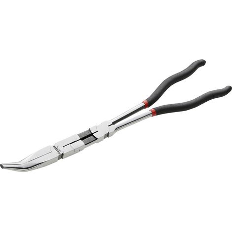 Facom 195.34L Werkstatt Flachzange 45° gebogen  340 mm