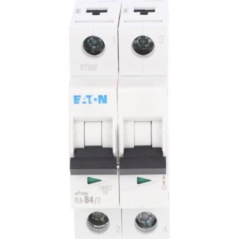 Disjoncteur 2P B 4A 6kA AC PL6-B4/2 286551