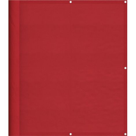 Maison Exclusive - Balkon-Sichtschutz Rot 120x1000cm 100% Polyest
