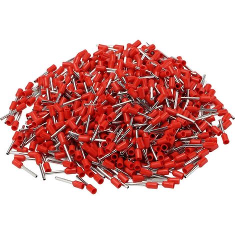1000 cosses de câble à broches isolées en cuivre et PVC, pré-isolées pour l'éclairage de transport