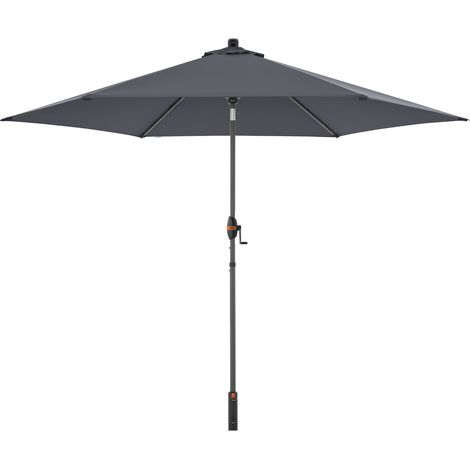 Doppler Mittelmastschrim "Auto Tilt" Ø305 cm, anthrazit, Bezug aus 100% Polyester, Gestell aus Aluminium, Gewicht 2,7 kg (1/4)