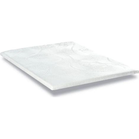 Surmatelas Mémoire de forme 4 cm DOUCEUR 160x200 cm - Blanc