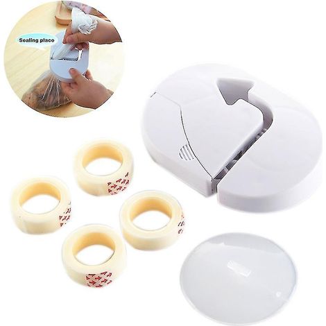 Scelleuse à impulsion pour sacs avec ruban adhésif, pour la maison et la cuisine, pour le scellage et l'emballage des aliments. (1/3)