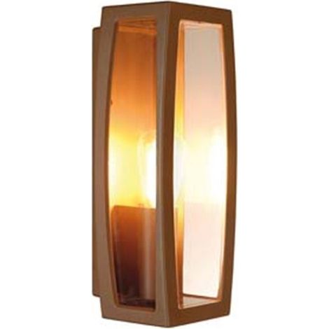 Lampe d'extérieur Meridian Box 2 brun rouille - 230657 (1/5)
