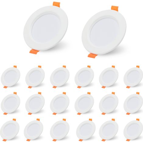 SWANEW 20x Faretti da incasso a LED Faretti da incasso a soffitto da 5W - Bianco freddo (1/6)