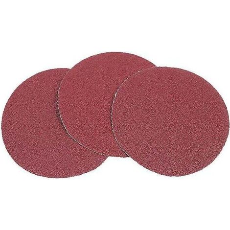 Mandrin de perceuse Kit de disques de ponçage, 120 pièces 40/60/80/120/180/240 grains crochet et boucle papier de verre pour outils rotatifs de meuleuse de perceuse (5"-125mm-120pcs) (1/4)